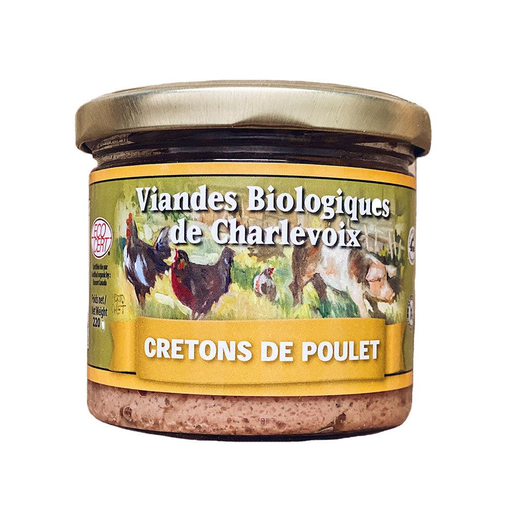Cretons de Poulet Biologique